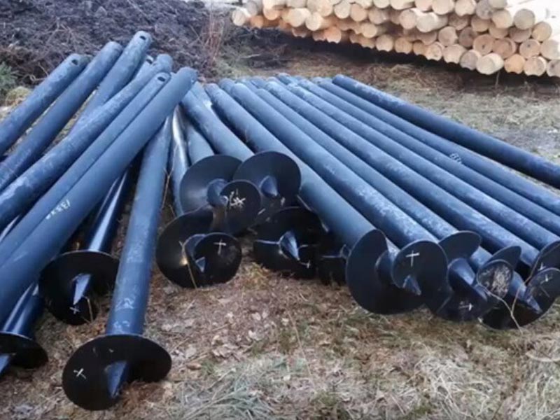 Винтовые сваи в строительстве